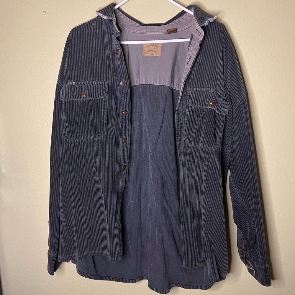 Corduroy button up
